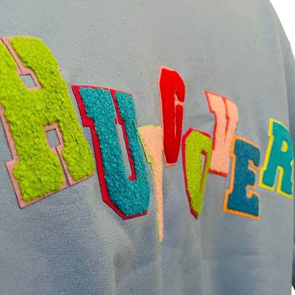 Wild Night HUNGOVER Patch Blue Sweatshirt - Picture 7 of 9